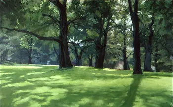 Painting Oil_Eden Trees_48x42